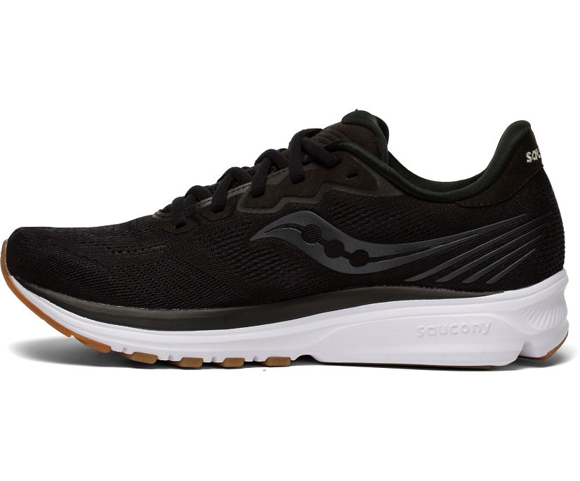 Women's Saucony Ride 14 Running Shoes Black | Singapore 187TCEV